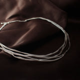 Silver Collier: Sculpted elegance and wearable art