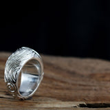Silver Ring: Solid Men's ring 